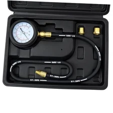  Oil Pressure Tester Kit Professional Oil Pressure Gauge Tool for Engine Black