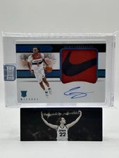 2024-25 Panini Eminence Bub Carrington NIKE TAG RPA, RC, AUTO 1/3=1/1 Game-Worn