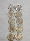 Lot of 10 - U.S. 90% Silver Roosevelt Dimes 1946- 1961 P D S XF+ $1 Face #8