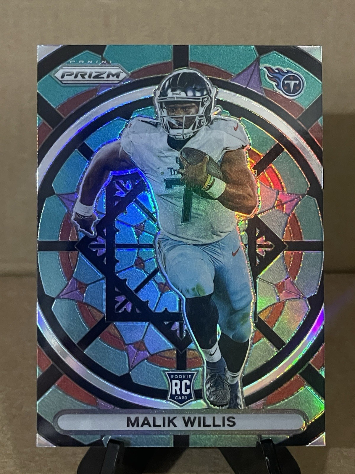 2022 Panini Prizm Malik Willis Stained Glass Rookie RC #SG-3