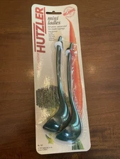 Vintage Hutzler Melamine Green Mini Ladles 565 1997 Thailand Heat Resistant Set