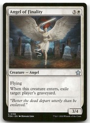 Angel of Finality #136 Foundations Uncommon MTG