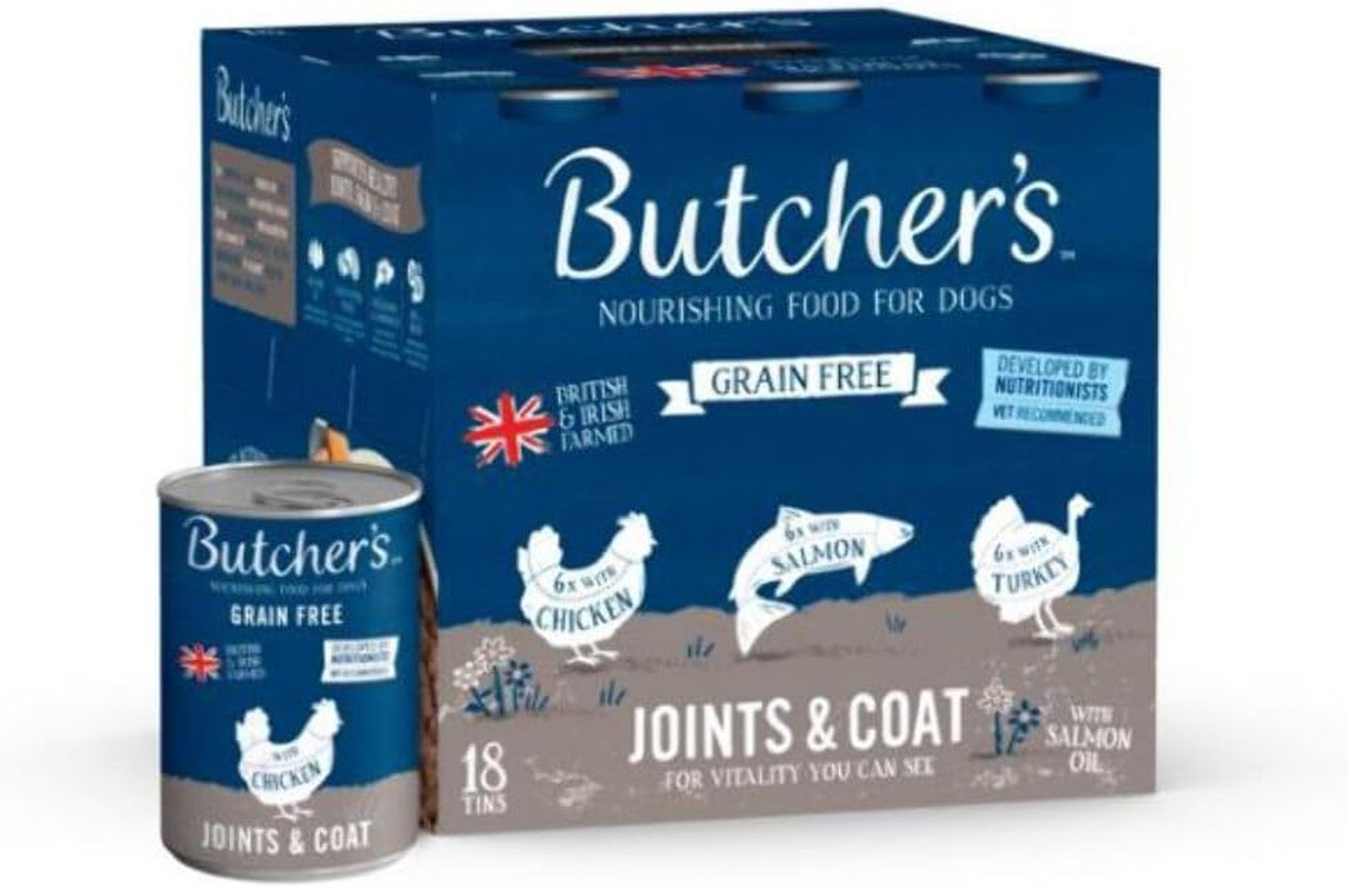 Butcher'S Complete Wet Can Grain Free Hypoallergenic Adult Dog Food Joint & Coat