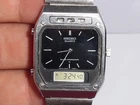 VINTAGE SEIKO M249-5060 DIGITAL/ANALOG QUARTZ WRISTWATCH. WORKING.