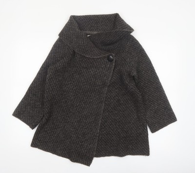 Max Studio Grobstrick-Cardigan Damen Grau Medium