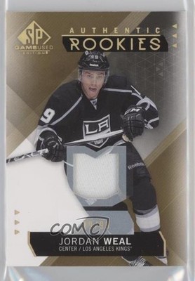 2015-16 SP Game-Used Spectrum Gold Prime Jersey /99 Jordan Weal #135 rk1