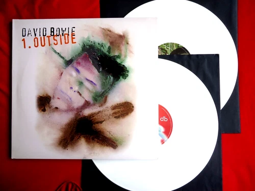 DAVID BOWIE - 1.OUTSIDE - USA 2015 WHITE VINYL 180G AUDIOPHILE DLP EX/EX