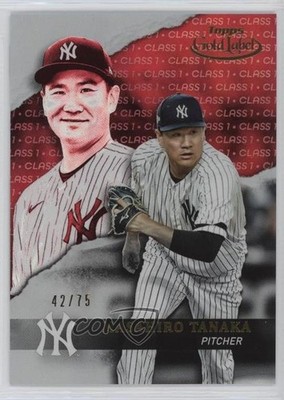 2020 Topps Gold Label Class 1 Red 42/75 Masahiro Tanaka #61 1ek2