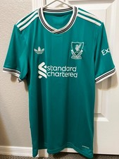 Liverpool FC Third Kit Soccer Jersey 25/26 Green Men's Size S BRAND NEW