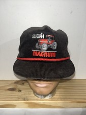1990 Case IH Magnum Tractor Corduroy Snapback Hat MADE IN USA