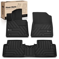 YHTAUTO Floor Mats Compatible with Kia Sorento 2021-2025, TPE All Weather Car...