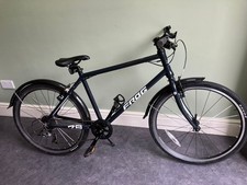 Frog 78 hybrid bike, black/very dark grey in very good condition. Newly serviced