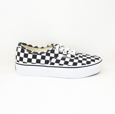Vans Authentic Platform Checkerboard White Shoe Sneaker Mens 6.5 / Womens 8 US