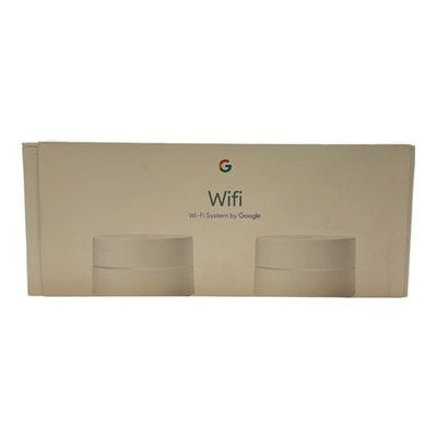 Google Wifi AC-1304 Mesh WLAN Router 2er Set AC1200 Dualband System Gebraucht