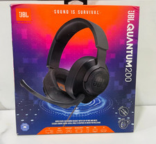 JBL Quantum200 Wired Gaming Headphones - Black
