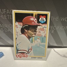 Topps 1978 Johnny Bench #700 Cincinnati Reds Baseball Card All Star Base Set
