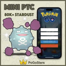Pokémon PTC GO - Shiny Koffing - 80K Stardust✨Read Description✨
