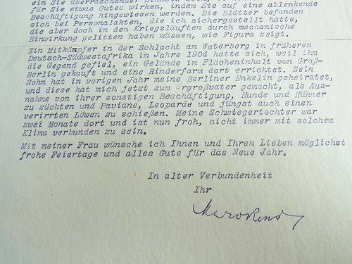 Jurist Otto MERCKENS (1878-1962): 2 Briefe BAD EILSEN 1958 und 1960 an Thorner - Bild 4 von 11
