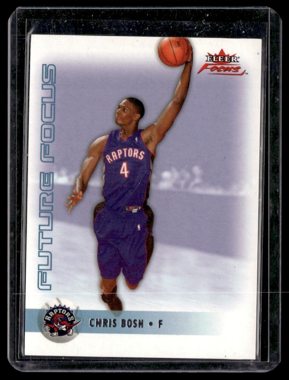 2003-04 Fleer Focus Chris Bosh Rookie 324/499 Toronto Raptors #125