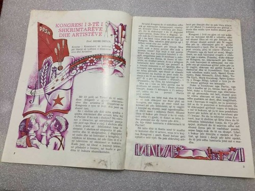 old 9 albanian FATOSI magazines books-Enver Hoxha-comunism time-illustrated-1984 - Picture 15 of 45