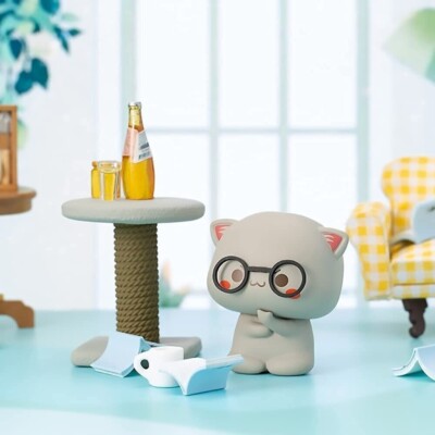 DODOWU x MITAO CAT Peach & Goma Series 2 Blind Box Figure Pop Mart Kitty NERDY