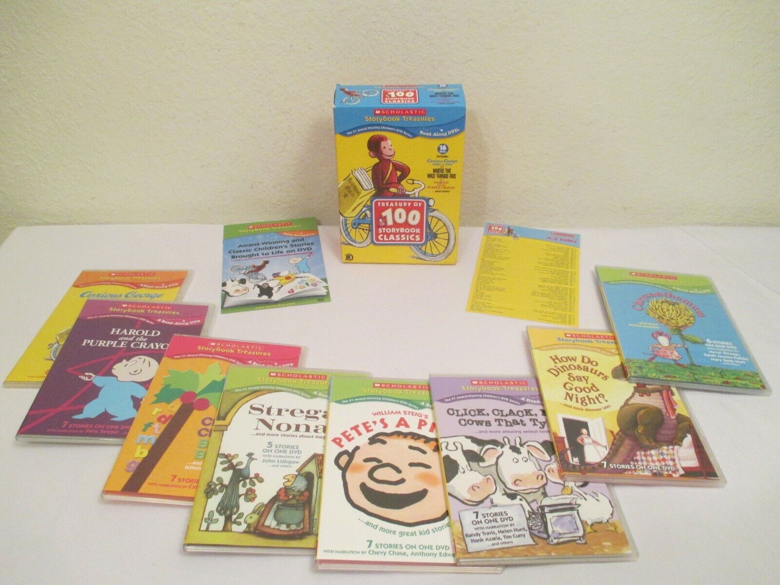 Scholastic Storybook Treasures Treasury of 100 Storybook Classics Read  Along DVD