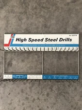 VINTAGE HIGH SPEED STEEL DRILL DISPLAY TRW SERVICE LINE