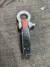 Trailer Hitch Shackle Bracket Black Gray 78 D-ring Wll 6-12 Ton
