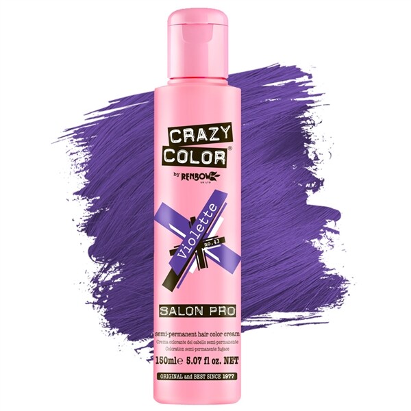 Semi Permanent Hair Dye Color 5.07 Oz #43 Violette