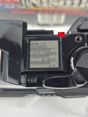Nuova scatola aperta Nishika N8000 3D 35 mm fotocamera pellicola con doppia luce flash come nuova pulita! - Foto 7 di 10