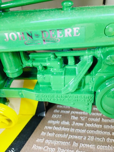 ERTL JOHN DEERE Model G Tractor 1/16 NEW 1987 Collectors Edition Series IV #548 - Picture 8 of 9