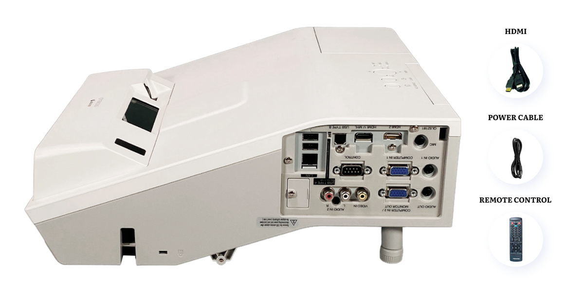 Hitachi CP-TW2505 3LCD Projector 4K Ultra Short Throw 2700 Lumens