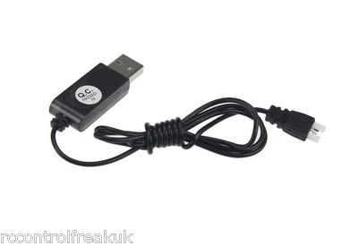 JJRC Elfie H37 Selfie Drone Quadcopter 3.7v Battery USB Charger Cable - UK Stock