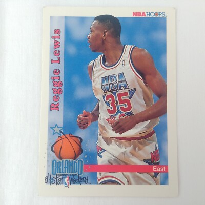 Skybox 1992 Hoops Reggie Lewis #299 Basketball Trading Card