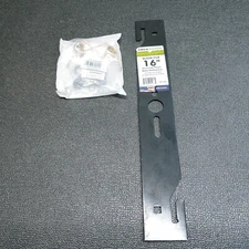 Maxpower 330100 16" Universal Power Rake/dethatcher Lawn Mower Blade, Black