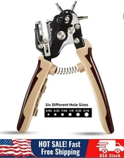 Belt Hole Puncher Leather Hole Punch Tool For Leather Rubber Belts Punch Tool