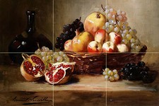 Still juicy fruit Tile Mural Kitchen Bathroom Wall Backsplash 18x12
