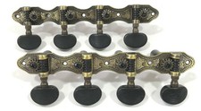 Guitarra clásica de 8 cuerdas 1/14 chapada en bronce cabeza de máquina afinador clavija 406AB8-A2B 