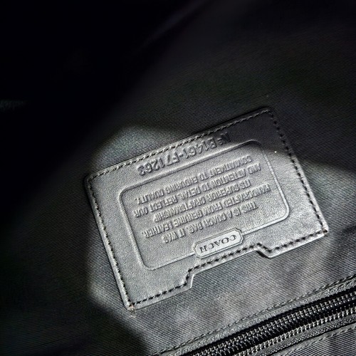 Coach Lexington Saffiano Business Messenger F71263 Black - Picture 6 of 6