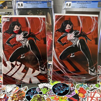 Silk #1 -Marvel Comics -Vol. 5 -Illuminati Exclusive Leirix Li Trade/Virgin Set!