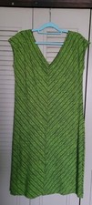 Organic Cotton Green Pattern Dress Size XXL