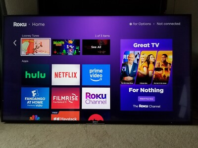 (local p/u) Sony 65-inch 4K LCD XBR-65X850C Roku TV Roku adapter.  Retail ~$3000