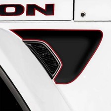 Fits 2018-2024 Jeep Jl Wrangler Jt Gladiator Fender Vent Vinyl Decals Outline Fits 2018-2024 Jeep Jl Wrangler Jt Gladiator Fender Vent Vinyl Decals Outline
