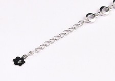 G&GEMSJEW Bracciale Donna Con Zirconia Cubica 5A - Placcato Rodio O Oro 14K - Farfalla Regolabile - Idea Regalo
