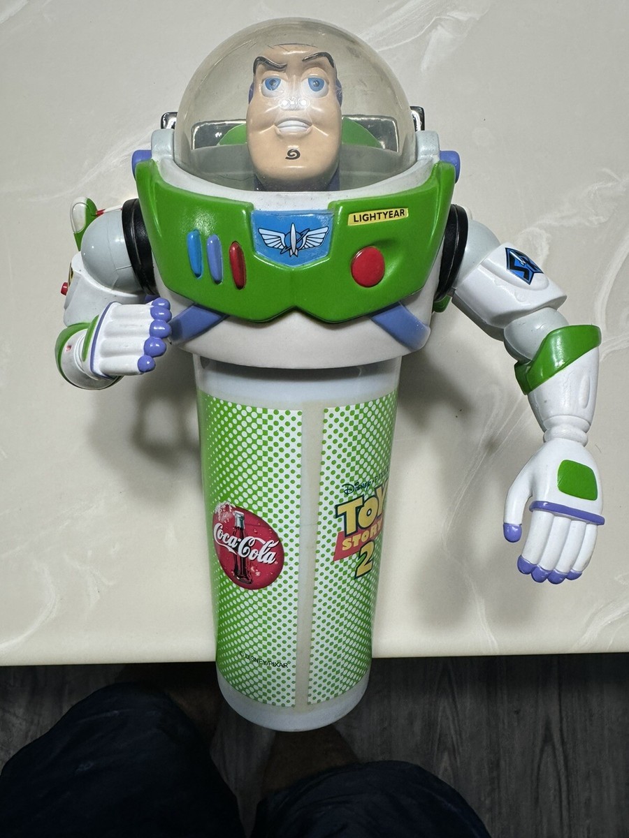 🔥RARE WOW‼️ Official Disneyland Buzz Lightyear Sippy-cup Toy