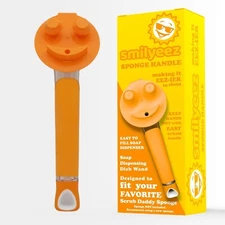 Smilyeez Original Smiling Sponge Handle Soap Dispensing Handle for Scrub Daddy