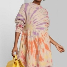 WOMEN'S TIE-DYE DRESS XS WILDFABLE