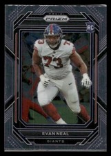 2022 Panini Prizm #367 Evan Neal Rookie New York Giants