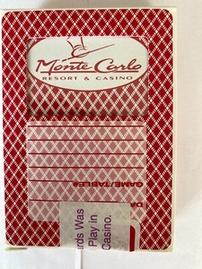 MONTE CARLO CASINO LAS VEGAS PLAYING CARDS