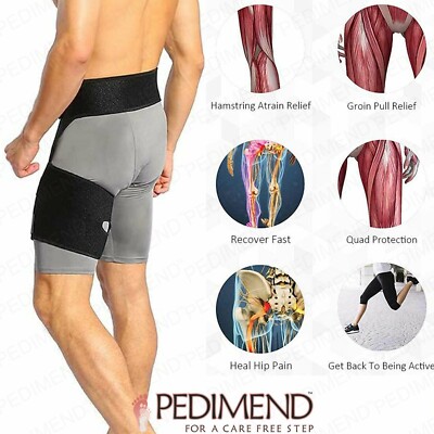 PEDIMEND  Verstellbarer Gürtel Leistenbandage Rippenstütze Hüfte Ischias Nerven Schmerzlinderung